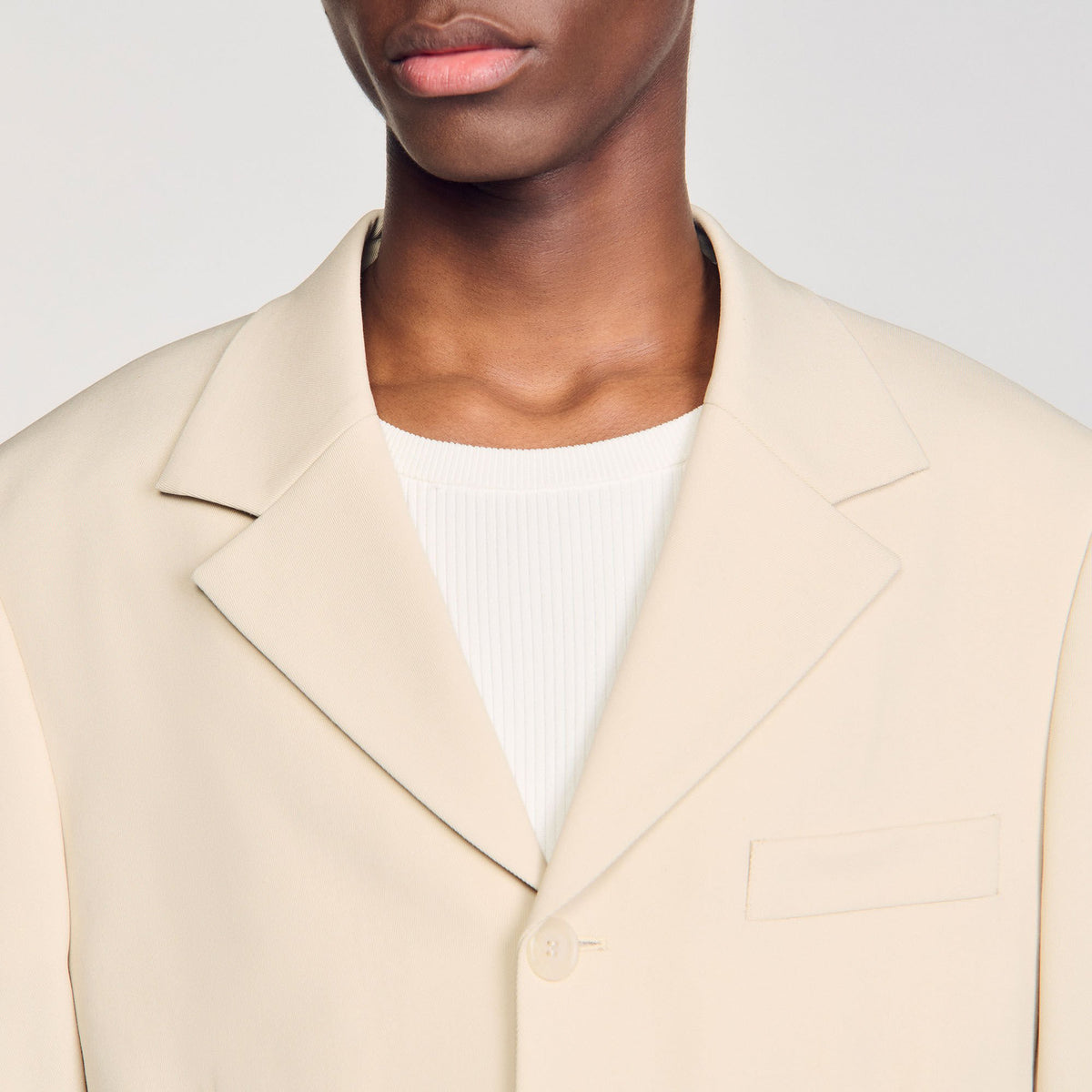 Sandro Oversized wool suit jacket