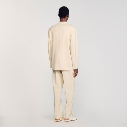 Sandro Oversized wool suit jacket