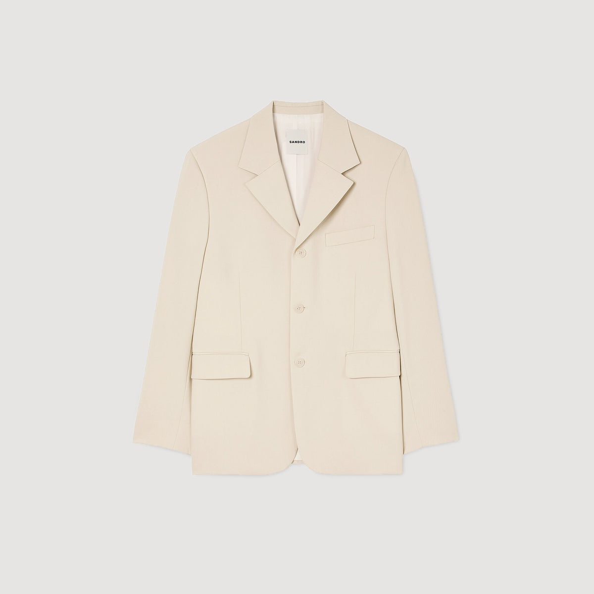 Sandro Oversized wool suit jacket