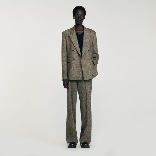 Sandro Double-breasted suit jacket