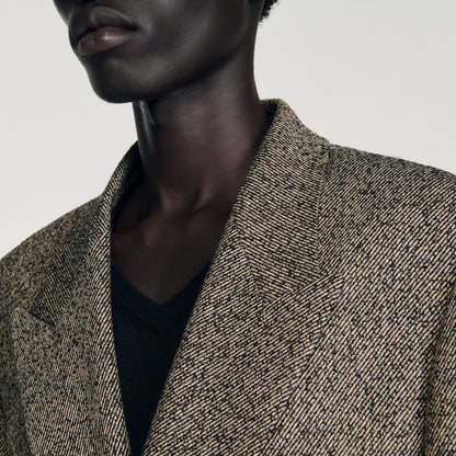Sandro Double-breasted suit jacket